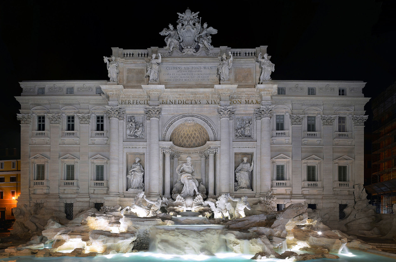 Fontana di Trevi. Wikimedia Commons